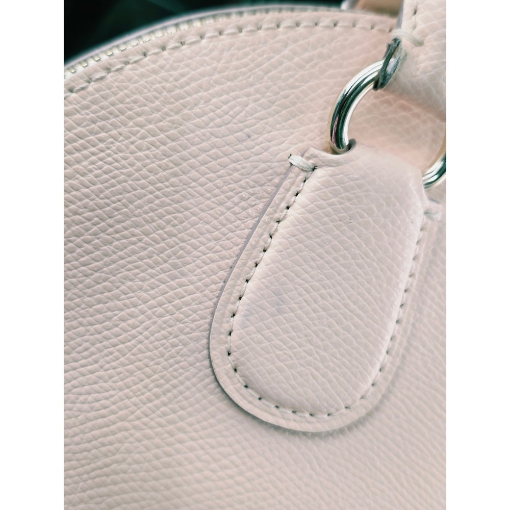 Coach Cora Domed Satchel Medium Apricot Chalk Good Crossgrain Leather F34491 - Picture 13 of 16